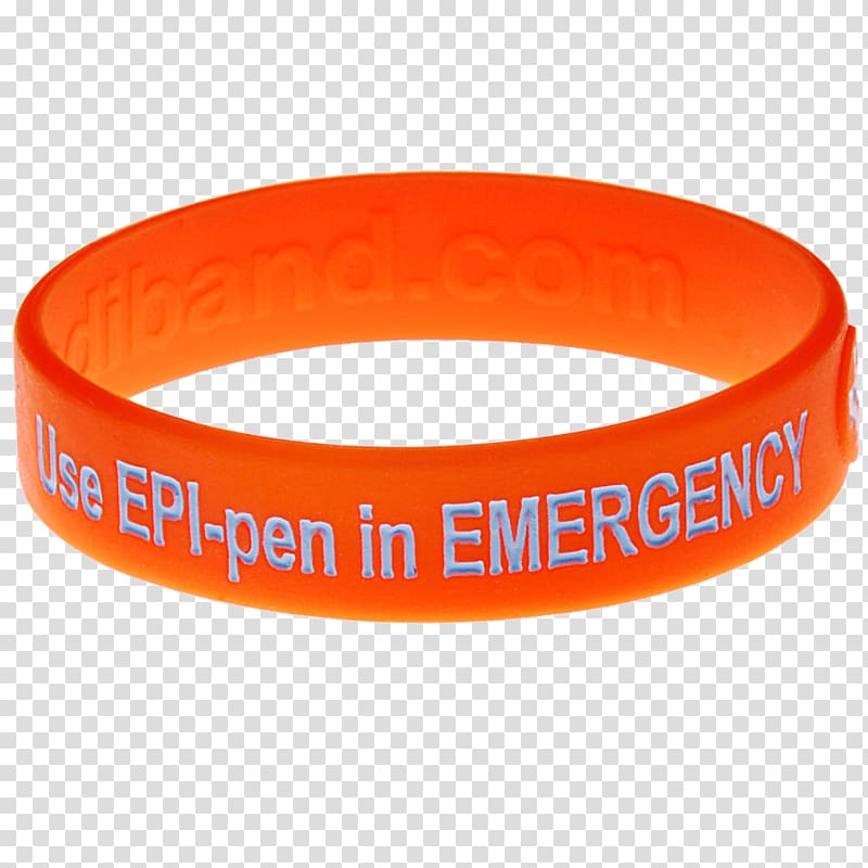 Wristband Medical identification tag Gel bracelet Bangle, allergy transparent background PNG clipart