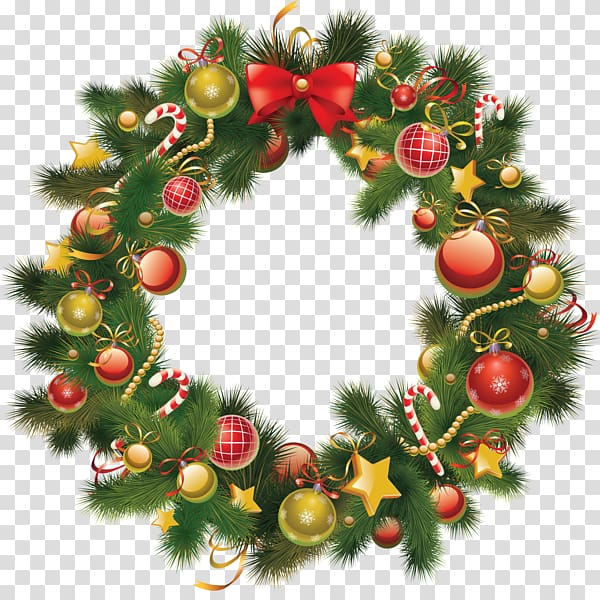 Christmas Wreath Holiday , christmas transparent background PNG clipart