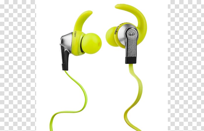 Monster iSport Victory In-Ear Headphones Monster Cable Monster iSport Intensity Monster iSport Achieve, headphones transparent background PNG clipart