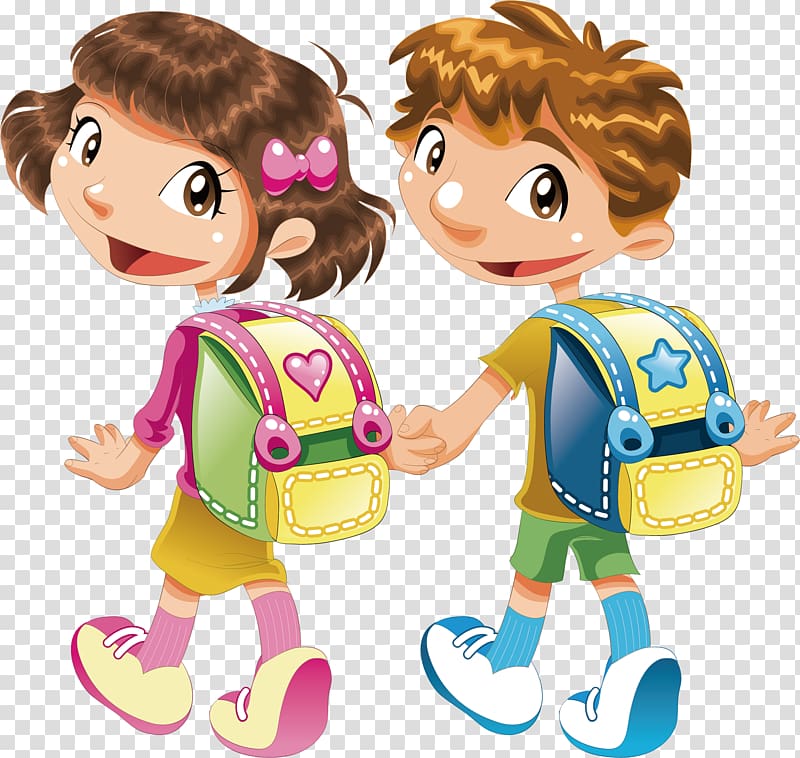 Childrens Day Wish Happiness Greeting, School elements transparent background PNG clipart