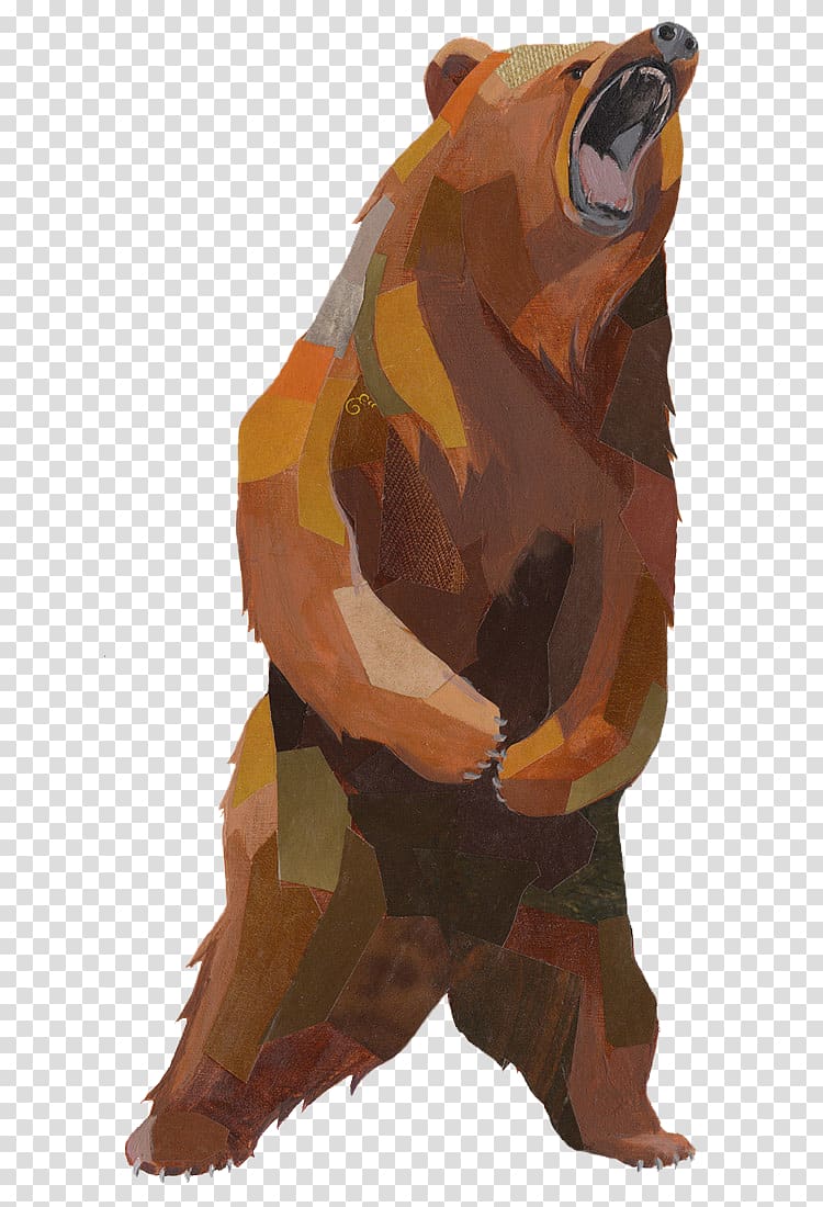 Grizzly bear Watercolor painting, brown bear transparent background PNG clipart