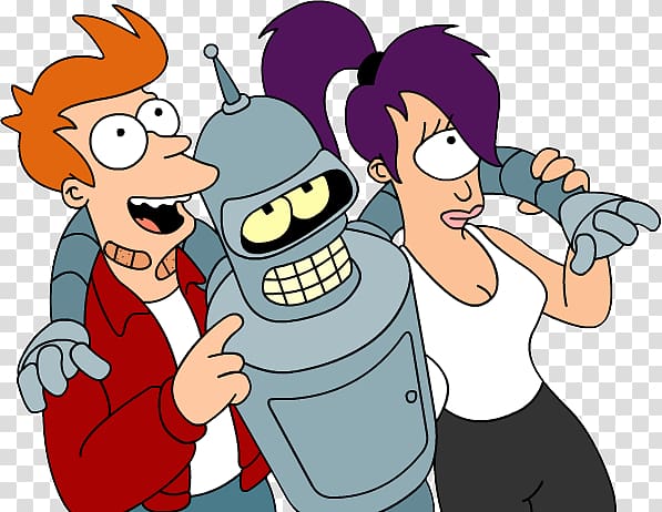 Philip J. Fry Amy Wong Leela Bender, futurama transparent background PNG clipart