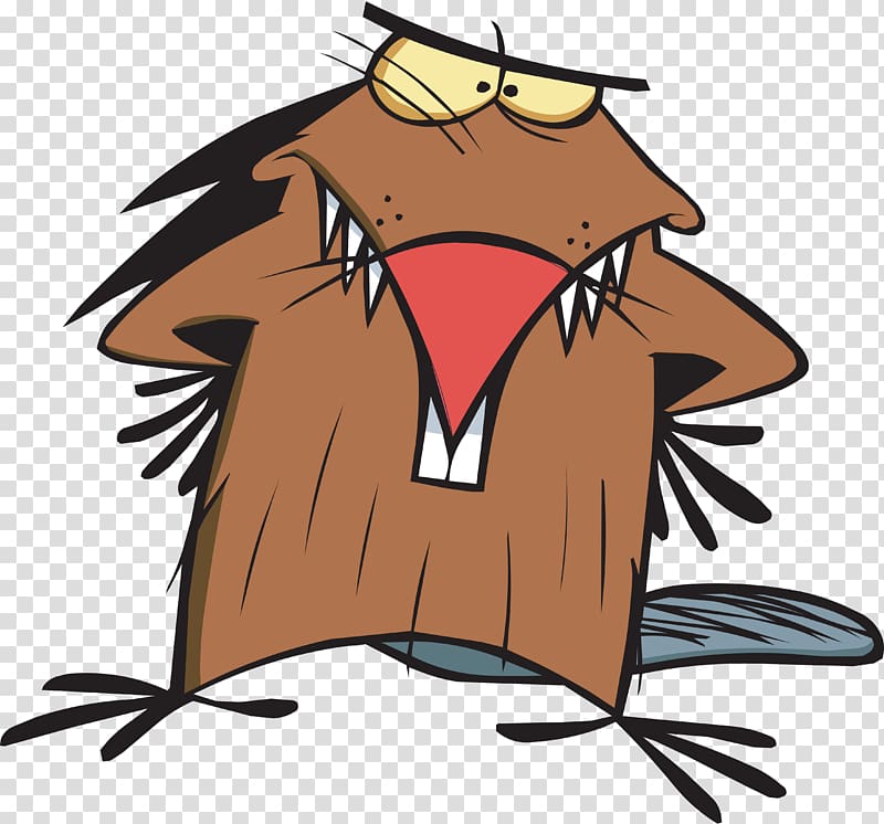 Daggett Beaver Nickelodeon Animated cartoon, beaver transparent background PNG clipart