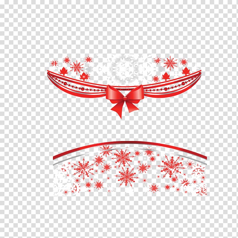 Snowflake Euclidean Pattern, snowflake ribbon transparent background PNG clipart