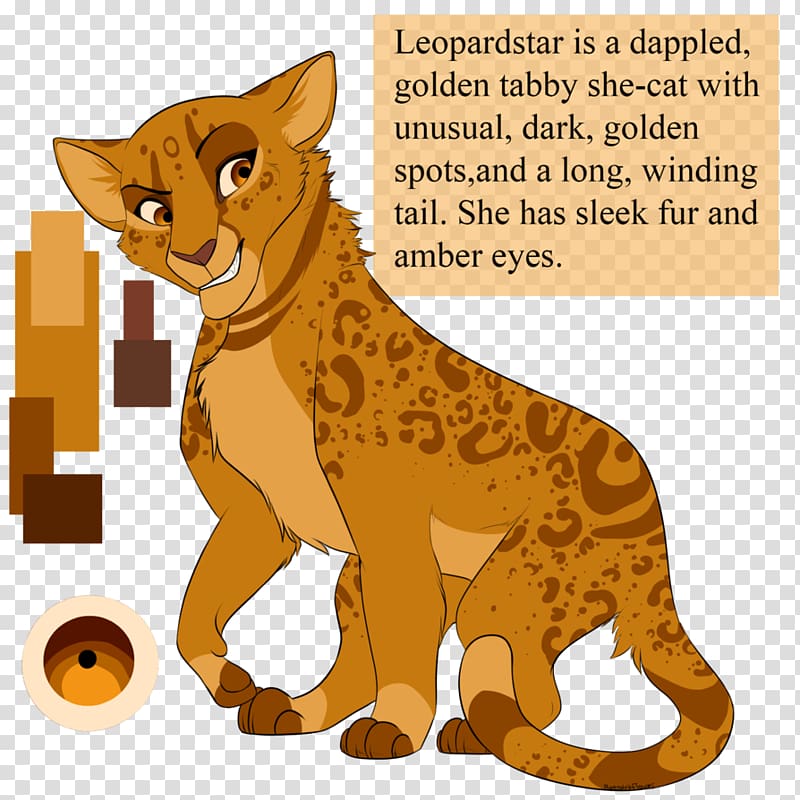 Cats of the Clans Warriors Firestar Leopardstar, Cat transparent background PNG clipart