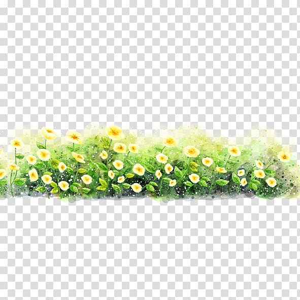 Cartoon Icon, Misty flowers transparent background PNG clipart