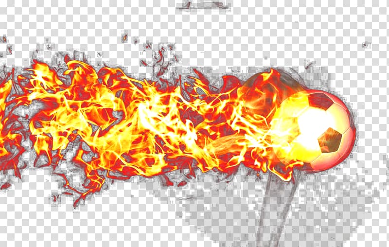 Graphic design Football Special Effects Flame, football transparent background PNG clipart