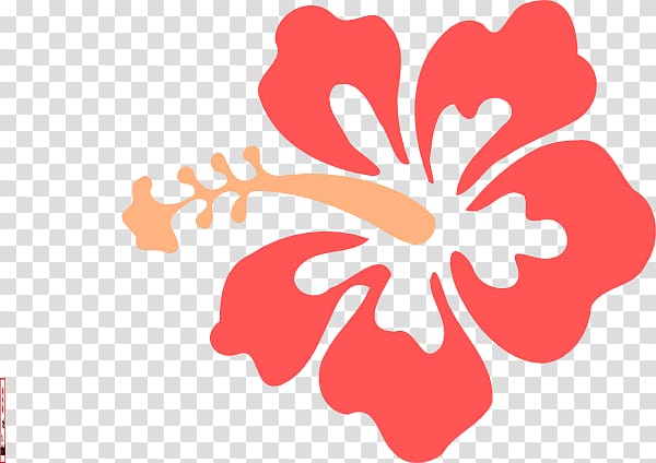 Hibiscus schizopetalus Drawing , Hawaiian Cartoon transparent background PNG clipart
