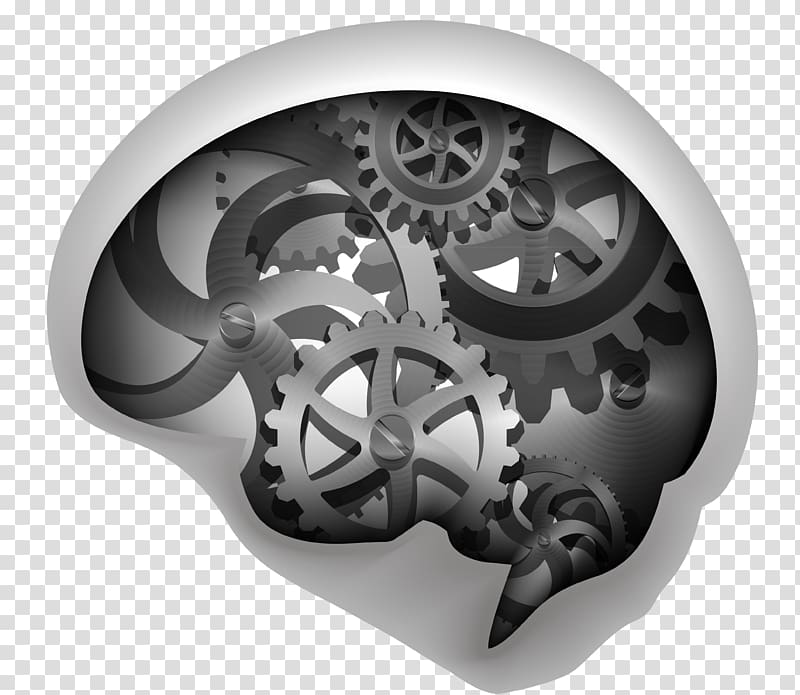 Human brain Gear Euclidean , mechanical brain transparent background PNG clipart