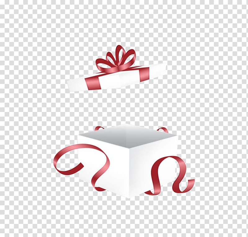 Gift Decorative box, Open the exquisite gift box transparent background PNG clipart