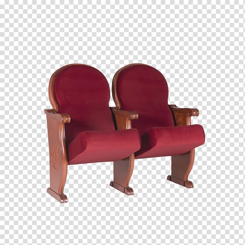 Chair Fauteuil Theatre Furniture Seat, Cinema seats transparent background PNG clipart