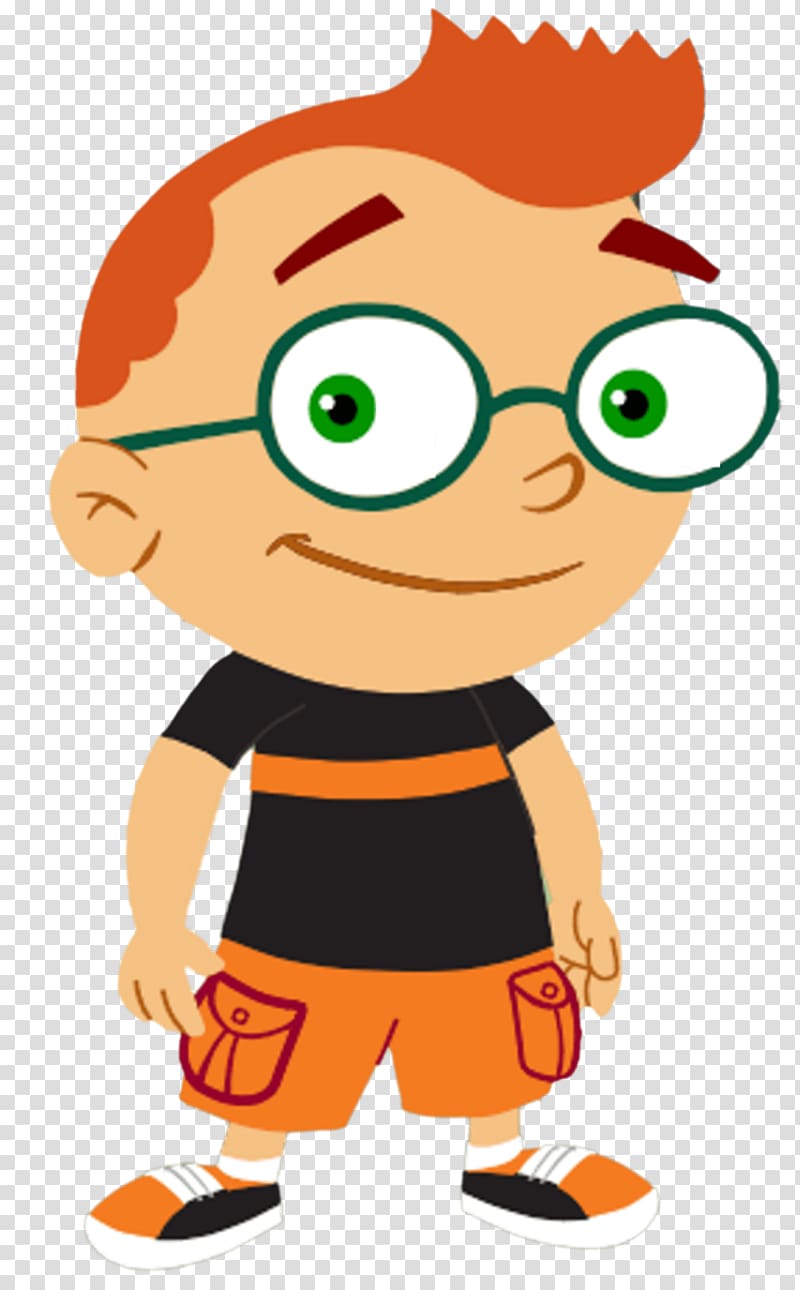 orange-haired boy , Little Einstein Leo Poses transparent background PNG clipart