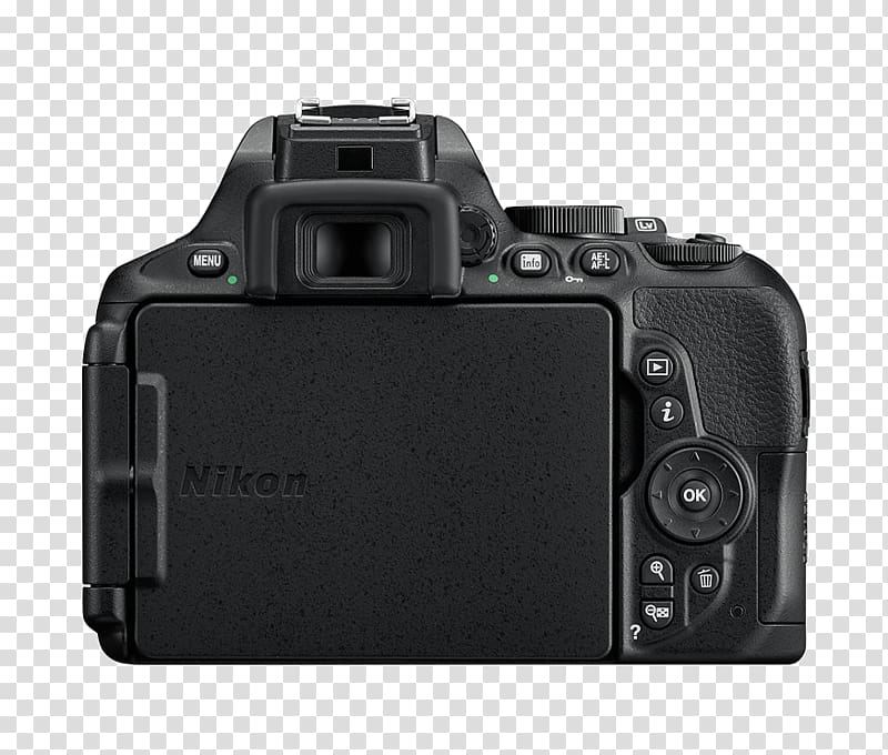 Nikon D5600 Nikon AF-S DX Nikkor 18-140mm f/3.5-5.6G ED VR Digital SLR Nikon DX format, dslr body transparent background PNG clipart