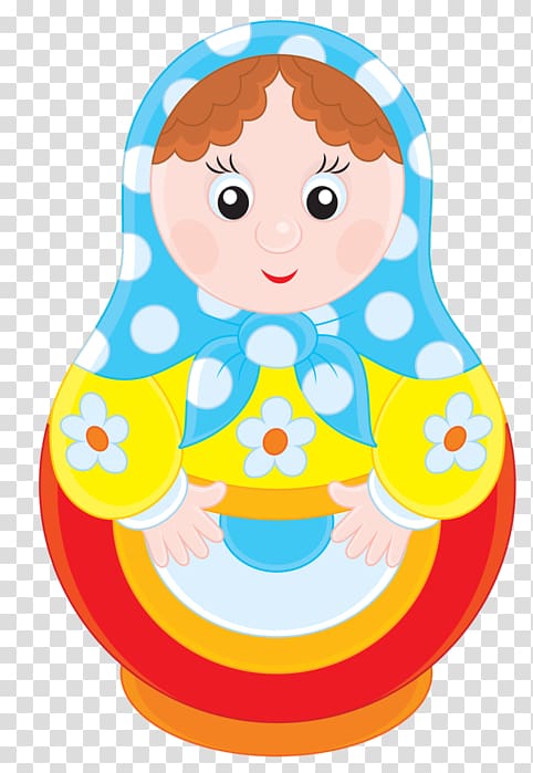 Matryoshka doll transparent background PNG clipart