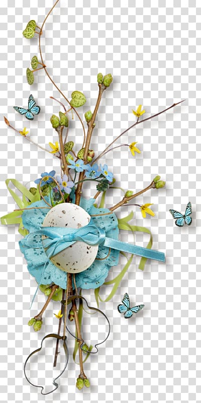 Floral design Cut flowers Flower bouquet Turquoise, egg tube transparent background PNG clipart