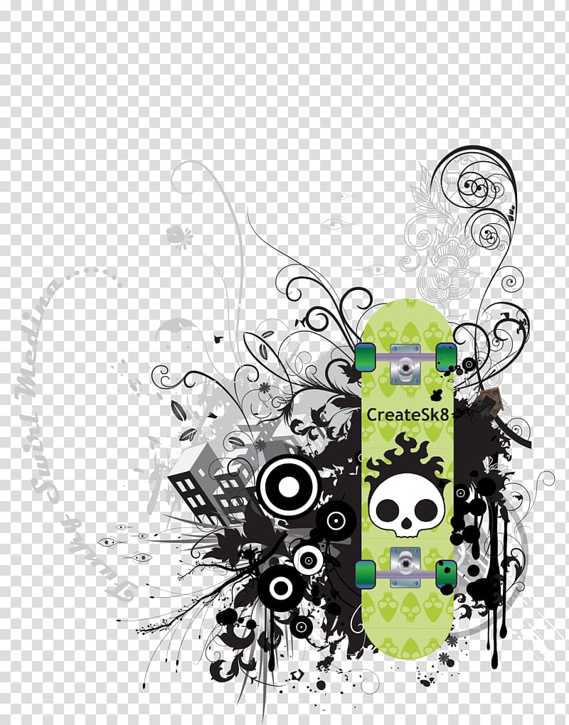 Skateboarding Ice skating , Skateboard Design transparent background PNG clipart