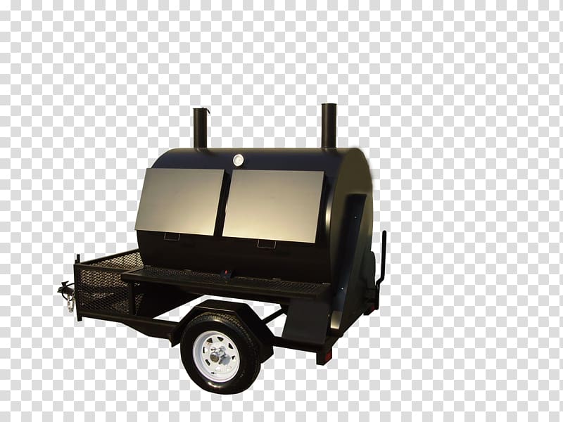 Barbecue-Smoker Rotisserie Smoking Trailer, barbecue transparent background PNG clipart