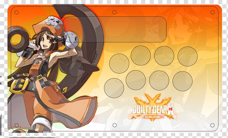 Guilty Gear Xrd: Revelator Guilty Gear XX Xbox 360 Arcade game, gear stick transparent background PNG clipart