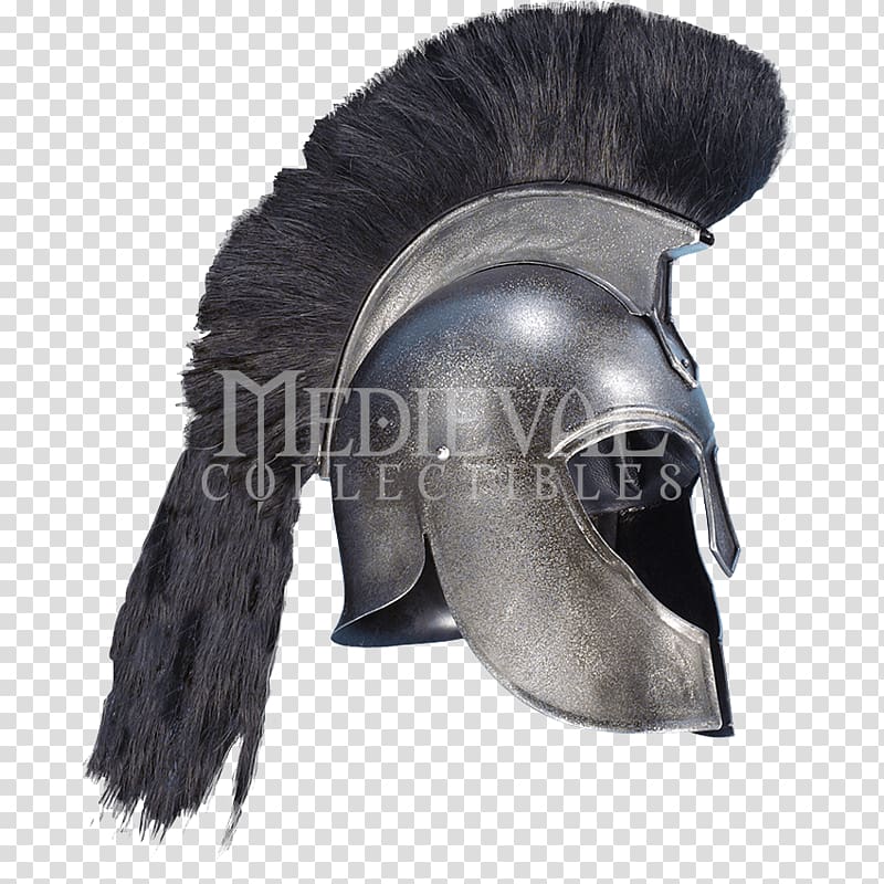 Ancient Greece Troy Sparta Corinthian helmet, warrior helmet transparent background PNG clipart