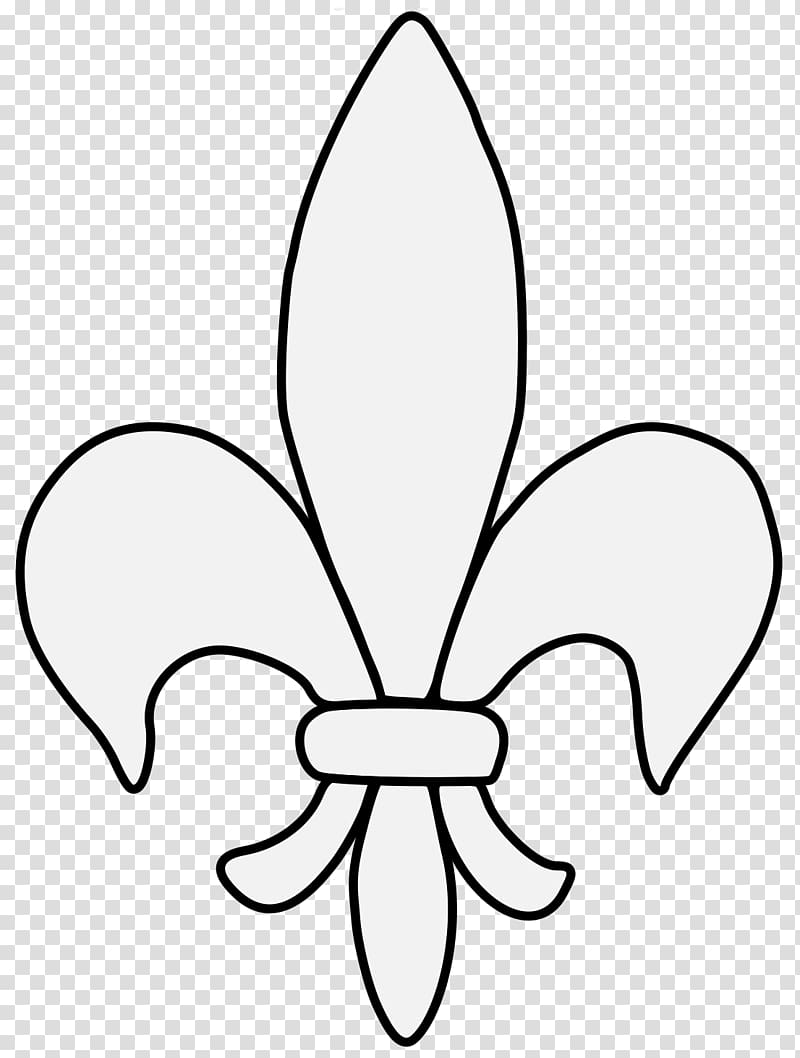 Petal Fleur-de-lis Flower Heraldry , stylized flower transparent background PNG clipart