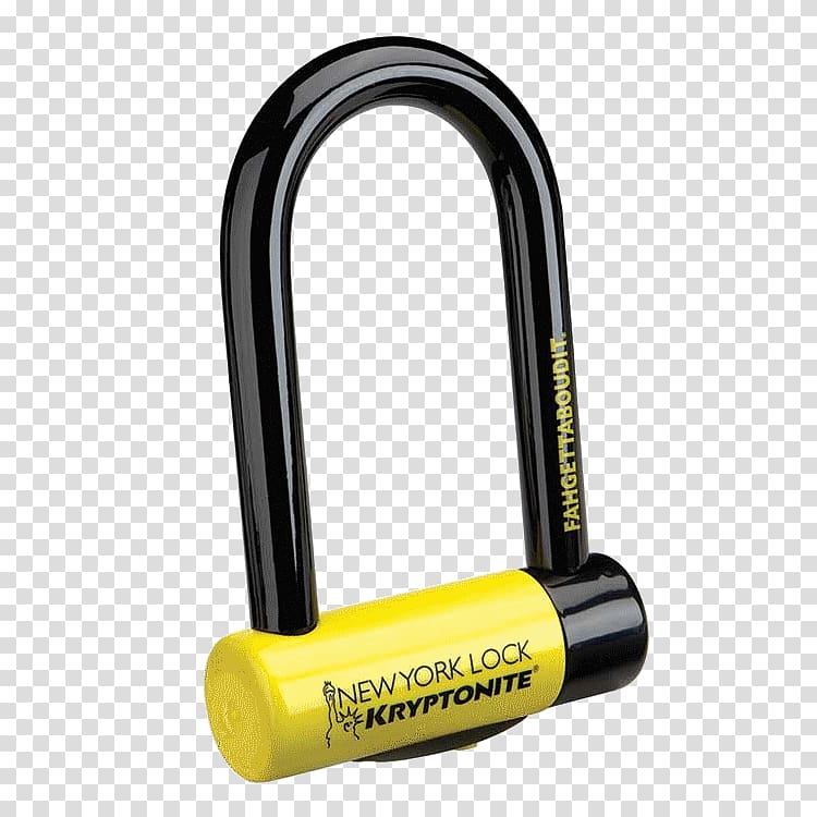 Bicycle lock Kryptonite lock New York City, Bicycle transparent background PNG clipart
