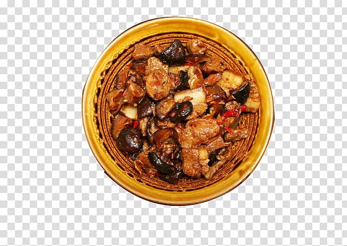 Caponata Barbecue grill Chinese cuisine Meat Dish, Mushrooms and pork dishes transparent background PNG clipart