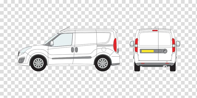 Compact van Compact car Fiat Doblò, car transparent background PNG clipart