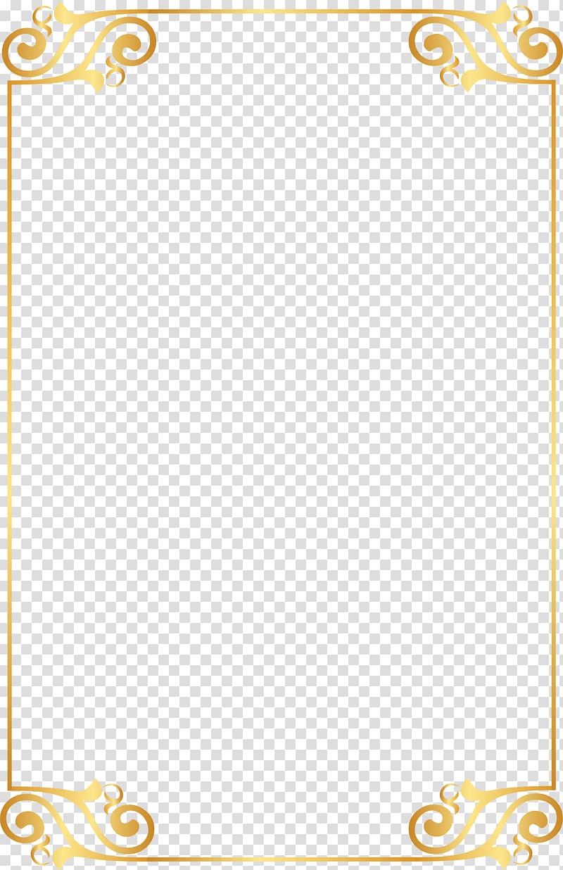Gold, Gold border pattern elements, gold frame transparent background PNG clipart