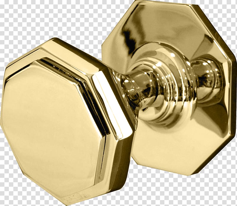 Door handle Door furniture Builders hardware, Brass transparent background PNG clipart