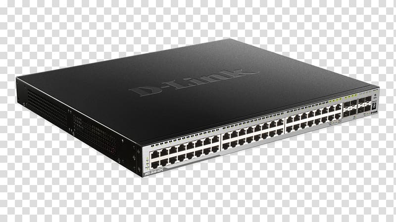 Network switch Stackable switch Computer network Gigabit Ethernet D-Link, others transparent background PNG clipart