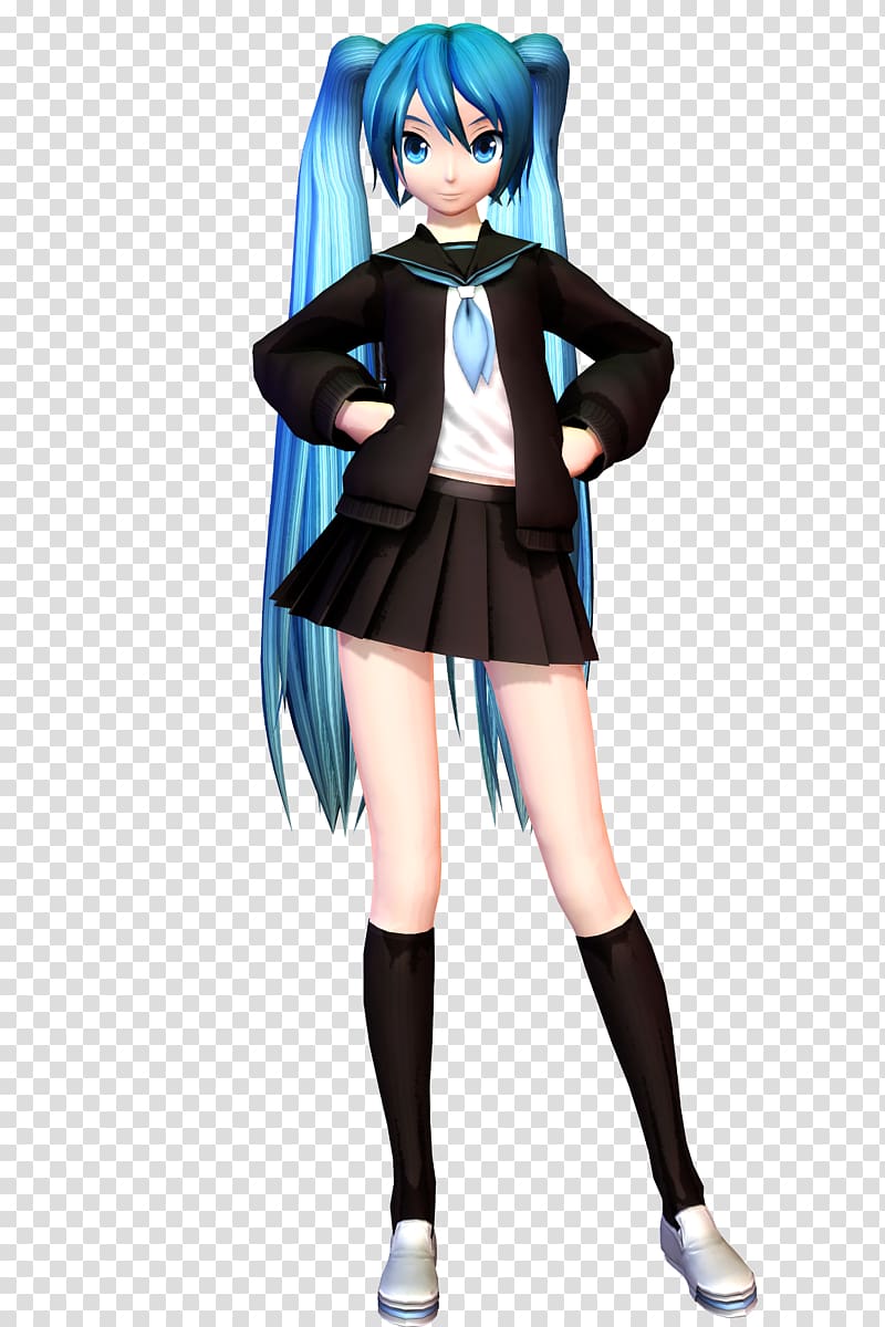 Hatsune Miku: Project DIVA Arcade Rollin\' Girl Vocaloid MikuMikuDance, hatsune miku transparent background PNG clipart