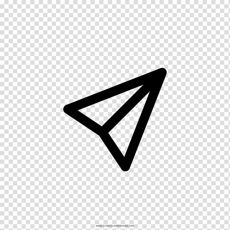 Paper plane Airplane Drawing Coloring book, airplane transparent background PNG clipart