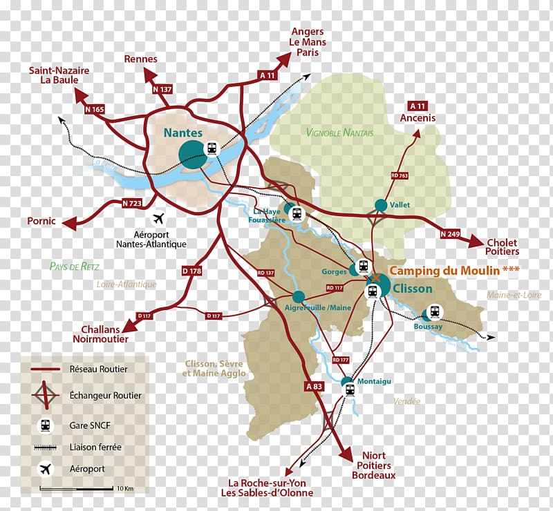 Camping du Moulin Nantes Boussay, Loire-Atlantique Clisson Sèvre et Maine Agglo Gorges, Loire-Atlantique, map transparent background PNG clipart