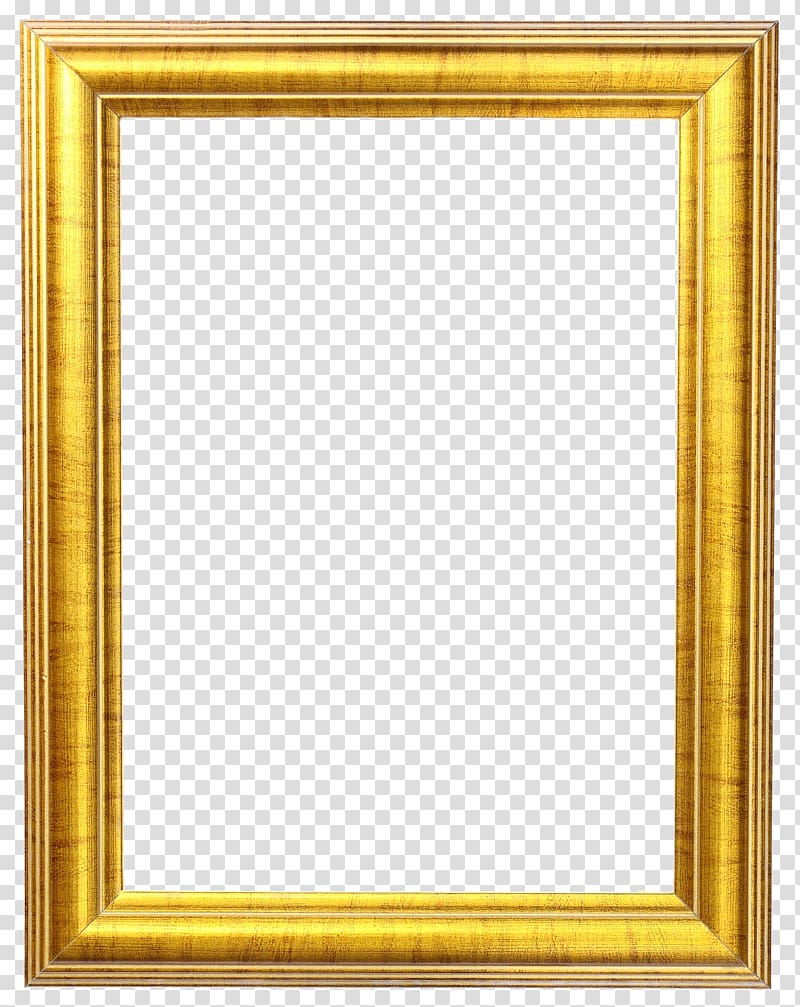 frame Cross-stitch Pattern, Gold Frame, rectangular yellow frame transparent background PNG clipart