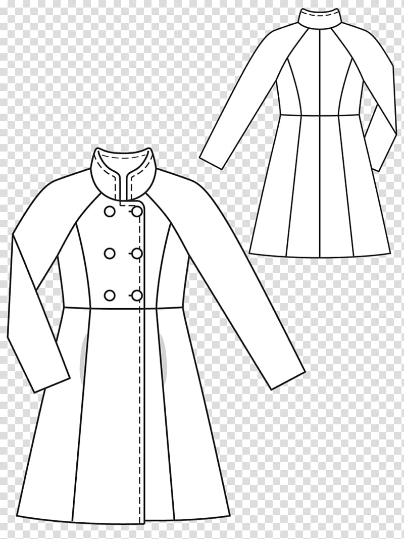 Lab Coats Dress Burda Style Sewing Pattern, dress transparent background PNG clipart