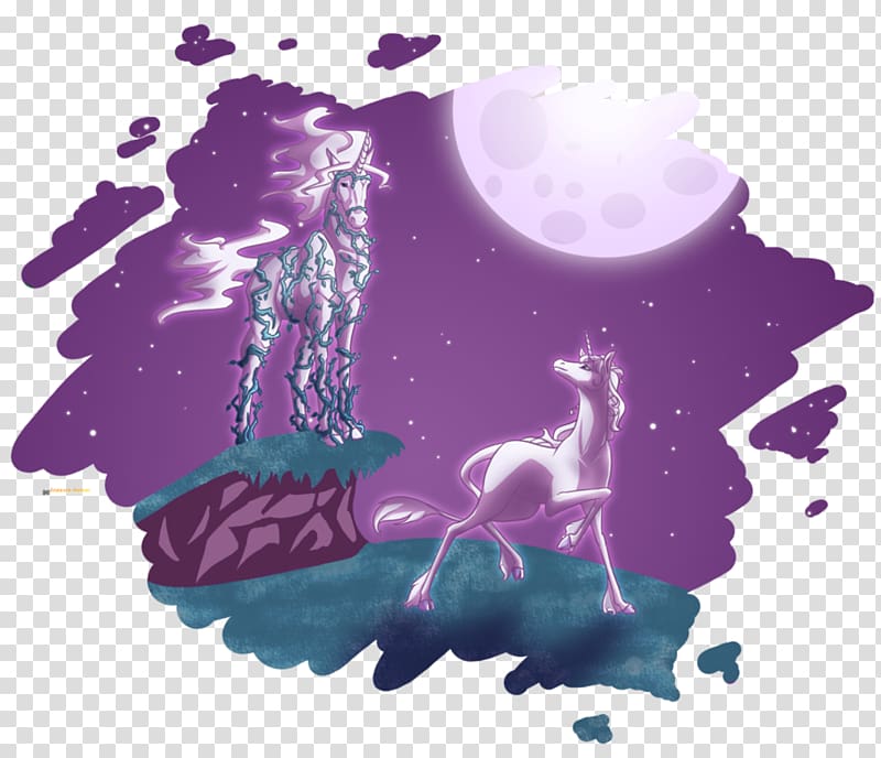 Unicorn Graphic design, Fantasy Forest transparent background PNG clipart