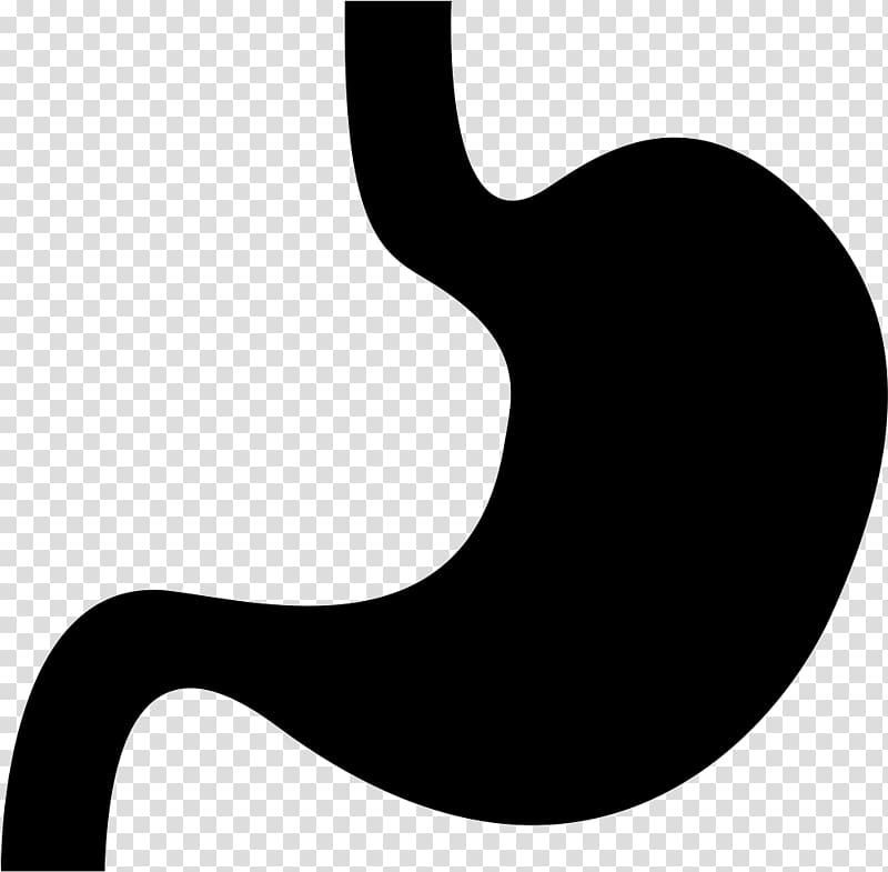 Black stomach Computer Icons Organ, stomach transparent background PNG clipart