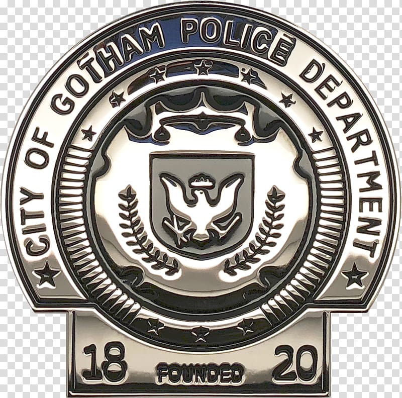 Badge Police officer Gotham City Police Department Detective, Police transparent background PNG clipart