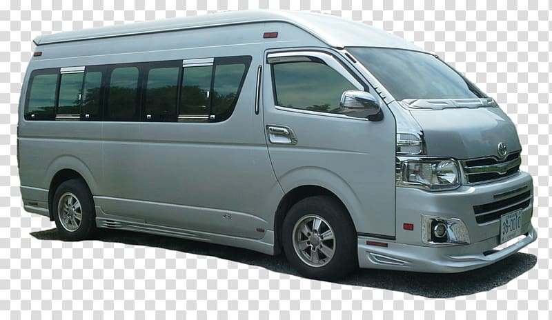 Toyota HiAce Thailand Minivan Car Taxi, car transparent background PNG clipart