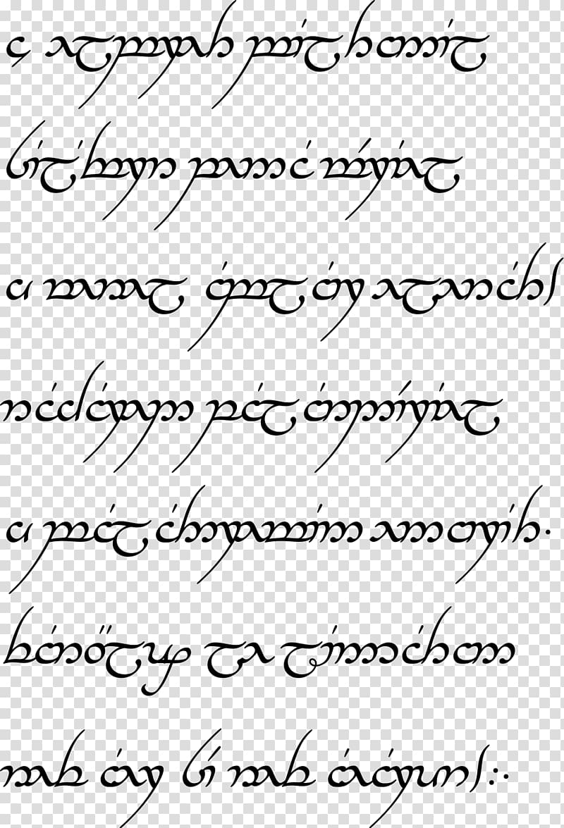 The Lord of the Rings A Elbereth Gilthoniel Varda Quenya Black Speech, others transparent background PNG clipart