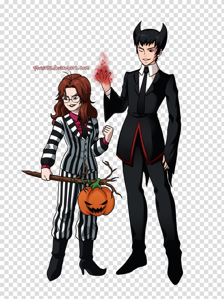 Tuxedo Character Fiction Animated cartoon, anime remus lupin transparent background PNG clipart