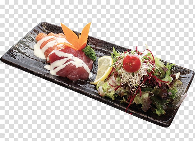 Sashimi Sushi Platter Meat Garnish, sushi transparent background PNG clipart