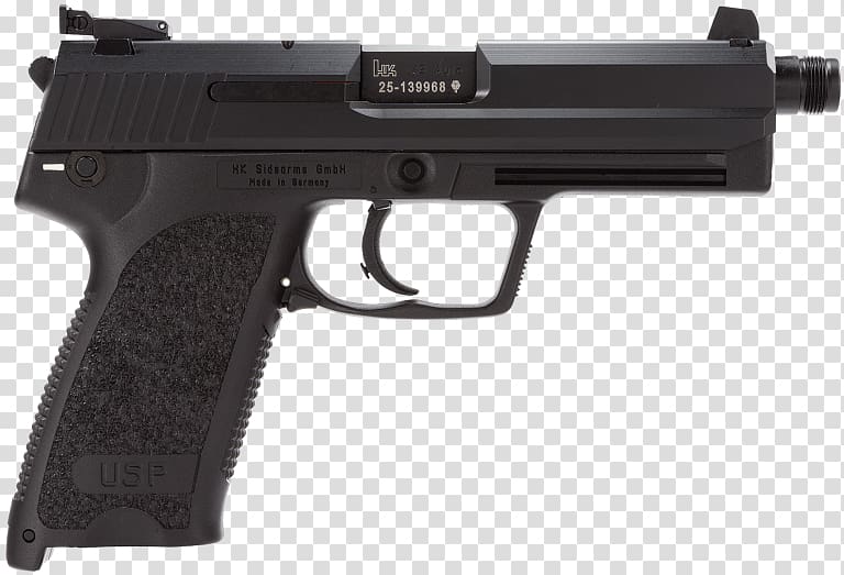 Heckler & Koch USP Compact .45 ACP 9×19mm Parabellum, others transparent background PNG clipart