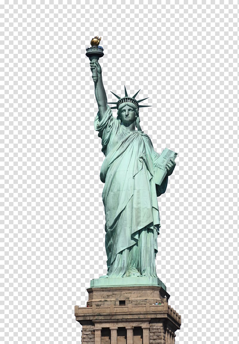 Statue of Liberty Freedom Monument, USA Statue of Liberty, Statue of Liberty transparent background PNG clipart