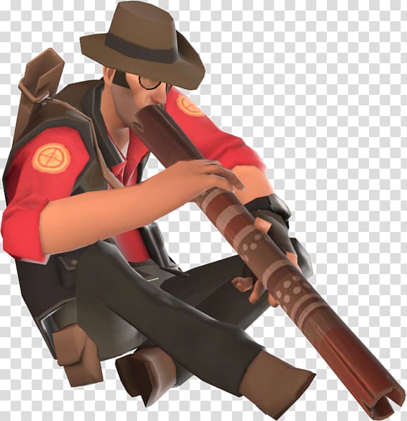 Team Fortress 2 Taunting Didgeridoo Sniper Weapon, others transparent background PNG clipart