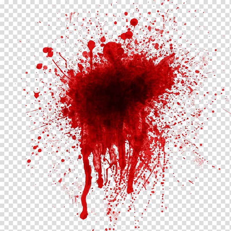 red paint splatter illustration, T-shirt Blood Art , blood drop transparent background PNG clipart