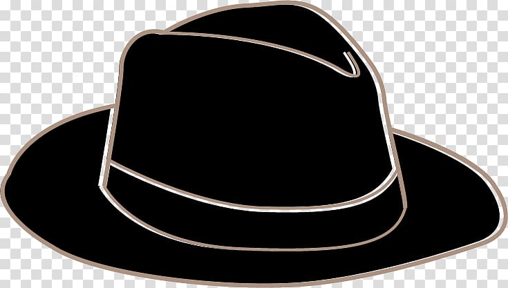 Fedora Hat, Black hat transparent background PNG clipart