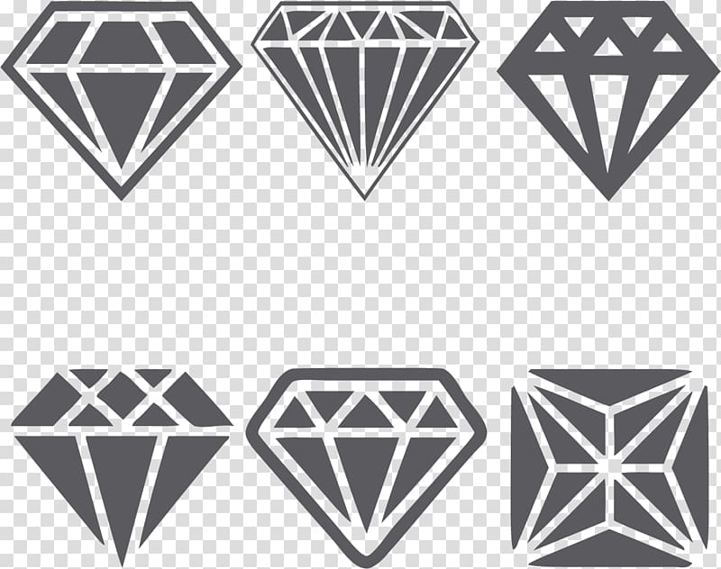 gray diamond logo, Diamond , Gray diamond transparent background PNG clipart