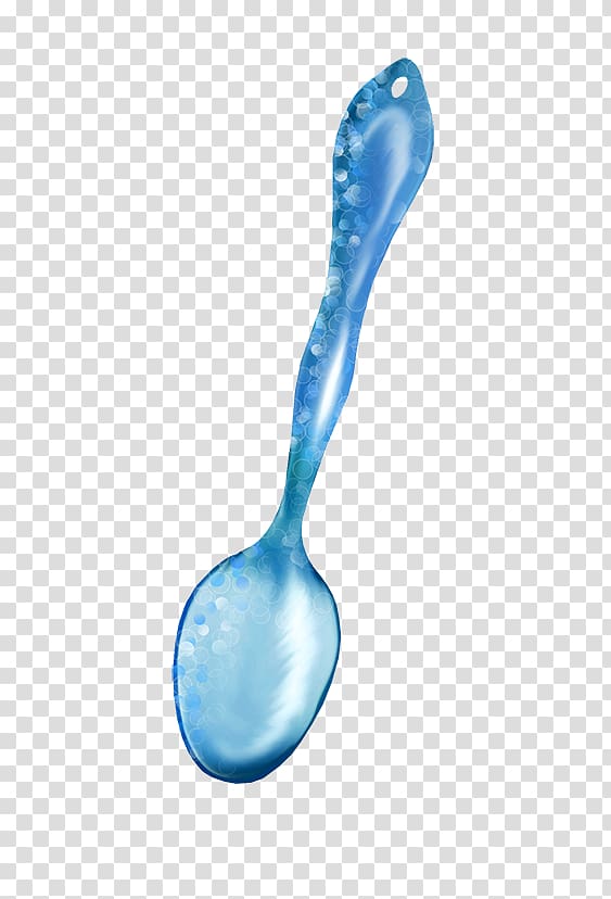 Tablespoon Fork, Crystal spoon transparent background PNG clipart