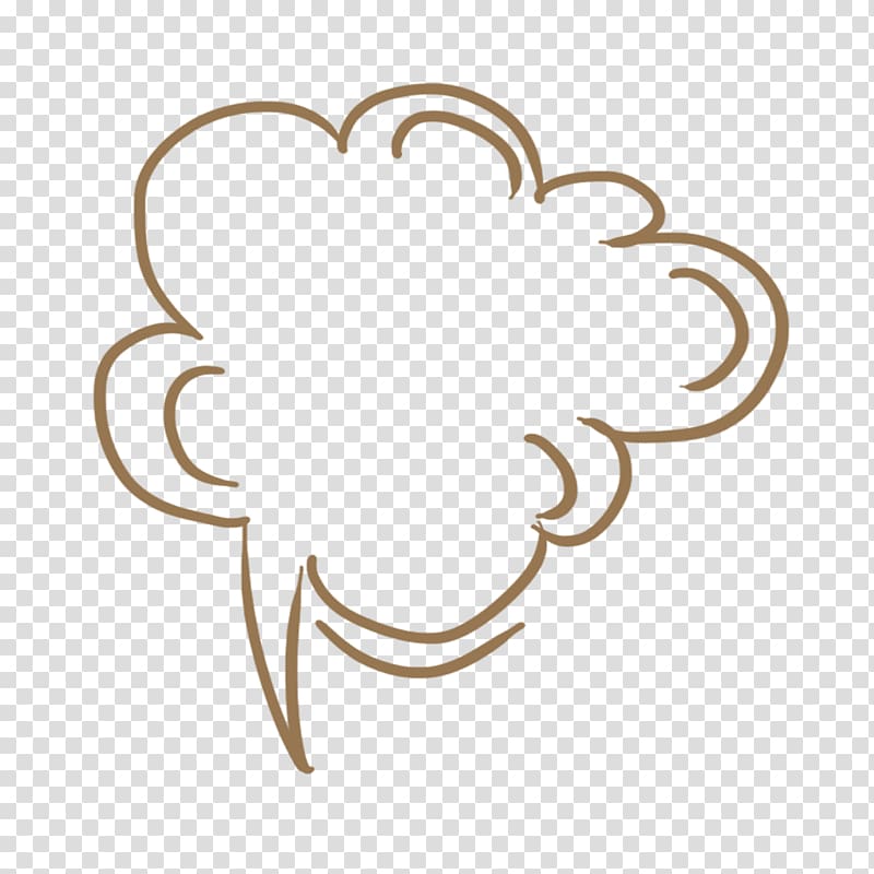 clouds think bubbles transparent background PNG clipart